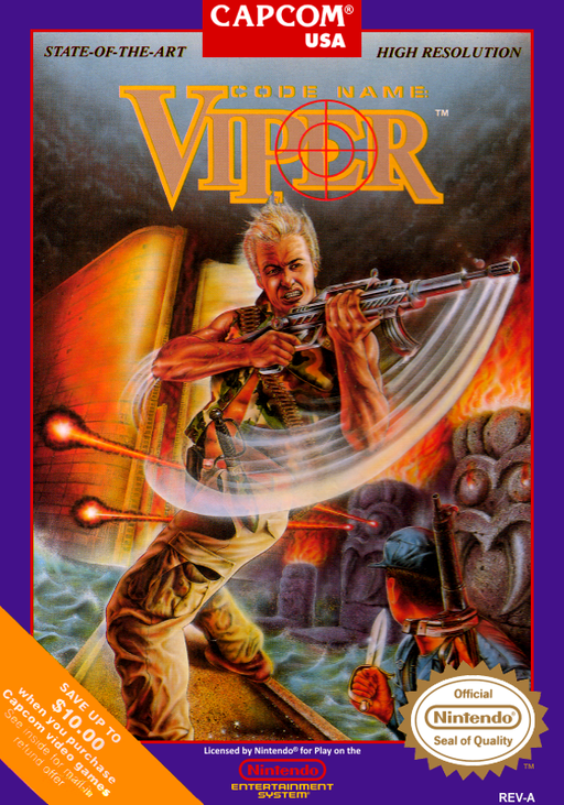 Code Name - Viper (USA) box art
